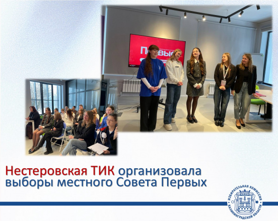 Выборы Совета Первых. Новая страница в истории Движения Первых Нестеровского отделения! 