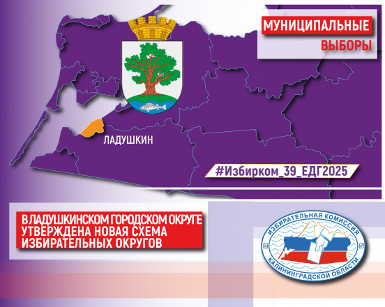 Депутаты Ладушкинского городского округа утвердили новую схему одномандатных избирательных округов