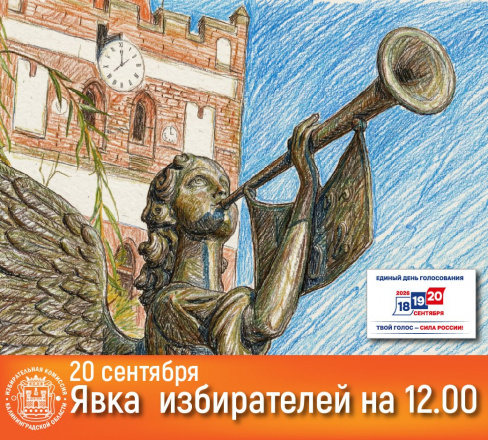 Явка избирателей в Калининградской области на 12:00 20.09.2026г.