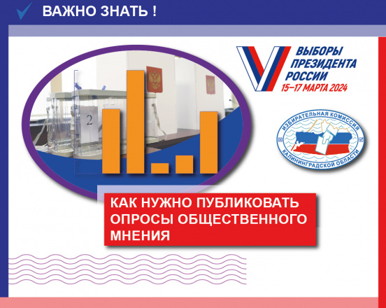 Вниманию СМИ, граждан, организаций, публикующих результаты опросов общественного мнения