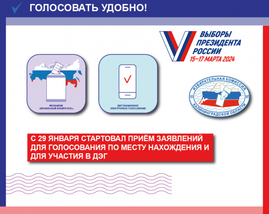 С сегодняшнего дня избиратели уже могут подать заявление для голосования по месту нахождения и для участия в дистанционном электронном голосовании